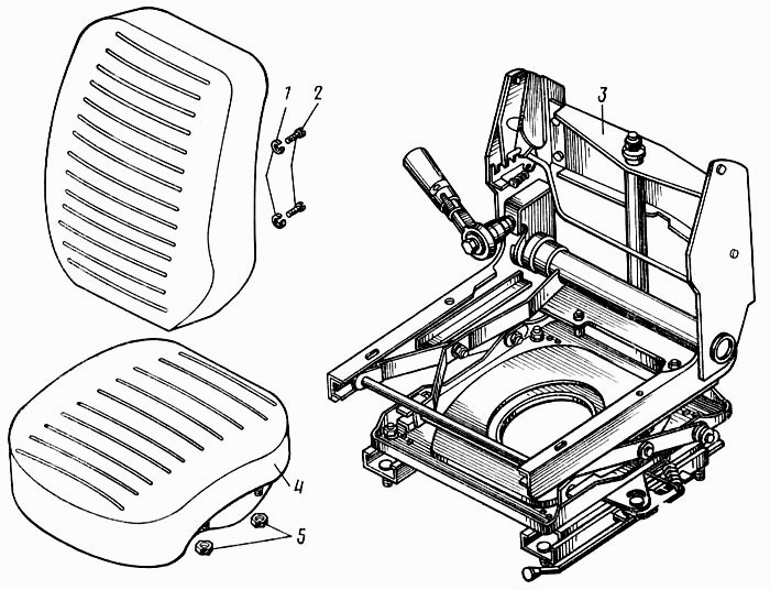 купить Подушка + спинка водительского сиденья (поролон)