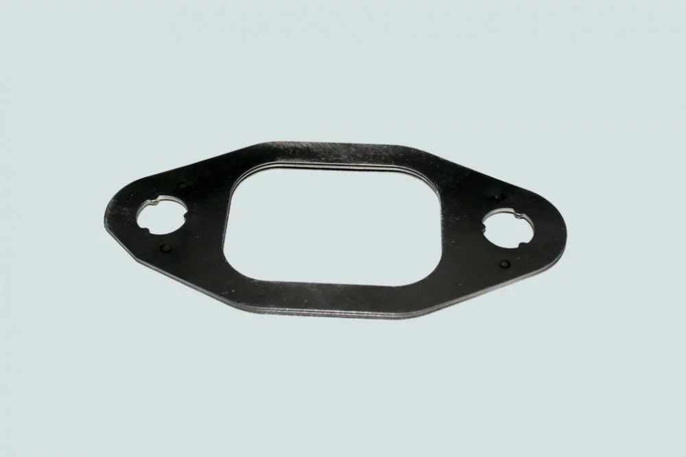 фото прокладка (уплотнитель) коллектора выпуск. (металл-овал)(4/6вт)3905443 3929881 